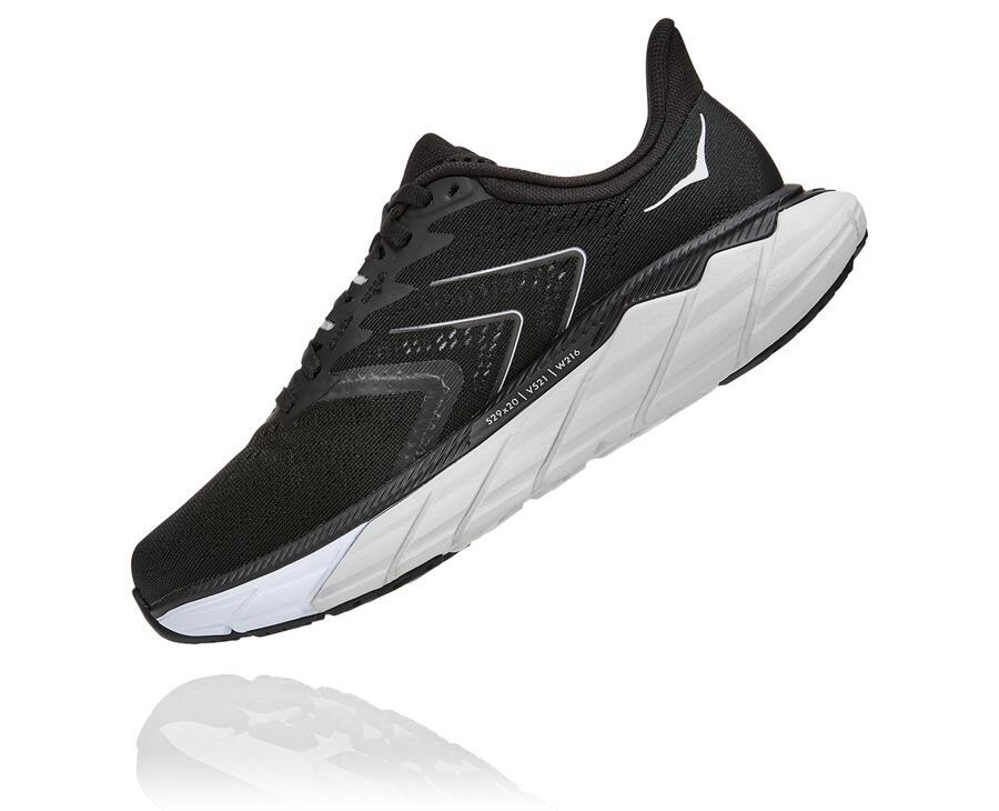 Tenis Hoka One One Mujer Negros/Blancos - Arahi 5 - FNUB53618